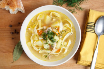 Лапша куриная